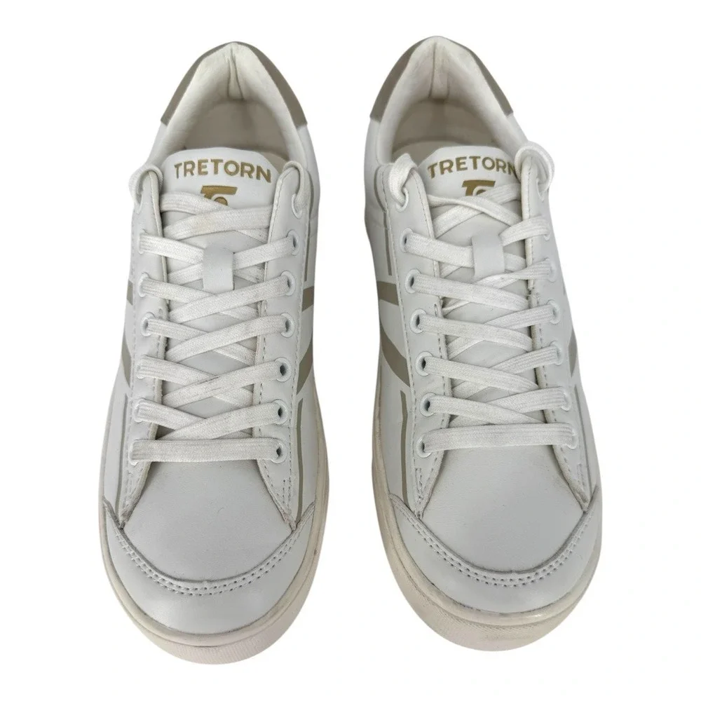 Tretorn Women's Serve‎ Sneakers Size 8M White Faux Leather Casual Shoes